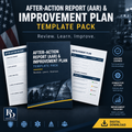 Response-Depot After-Action Report and Improvement Plan Template Pack with RD logo