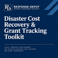 Disaster Cost Recovery & Grant Tracking Toolkit — Response-Depot branded product cover