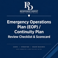 Emergency Operations Plan (EOP) / Continuity Plan Review Checklist + Scorecard — Response-Depot branded product cover